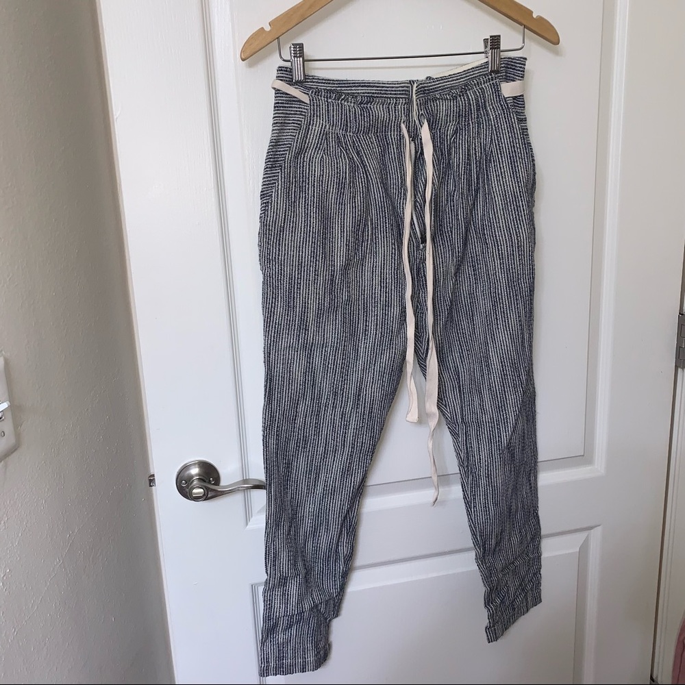 FreePeople linen jogger pant